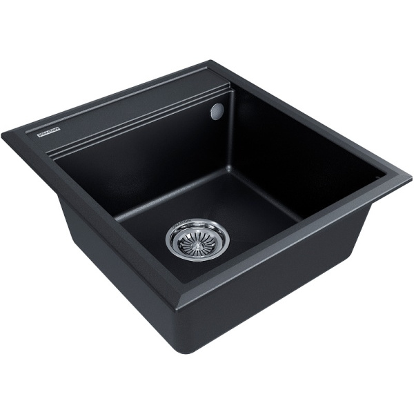 Кухонная мойка Paulmark  Stepia 45 PM114651-BLM черный металлик