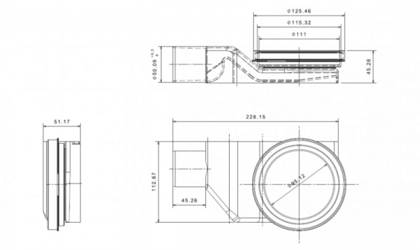 Душевой лоток Pestan Confluo Premium White Glass Line 650 13000283