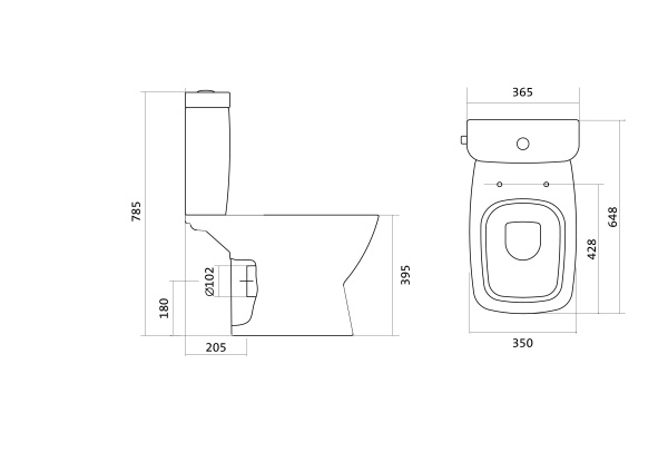 Унитаз напольный  Santek Нео  1WH302470