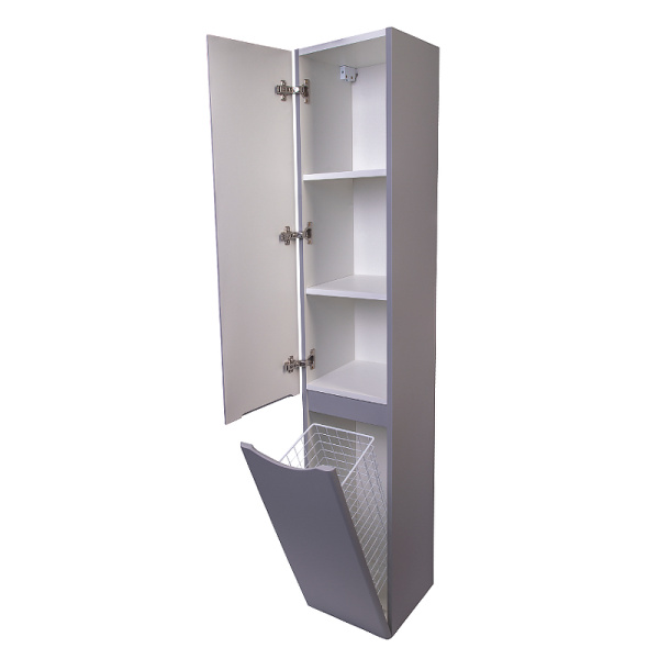 Пенал напольный Style Line Бергамо 30 СС-00002327 серый матовый