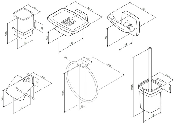 Комплект душевого уголка AM.PM Gem UK91SA