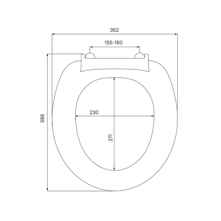 Сиденье для унитаза IDDIS (ID 01 107.1)