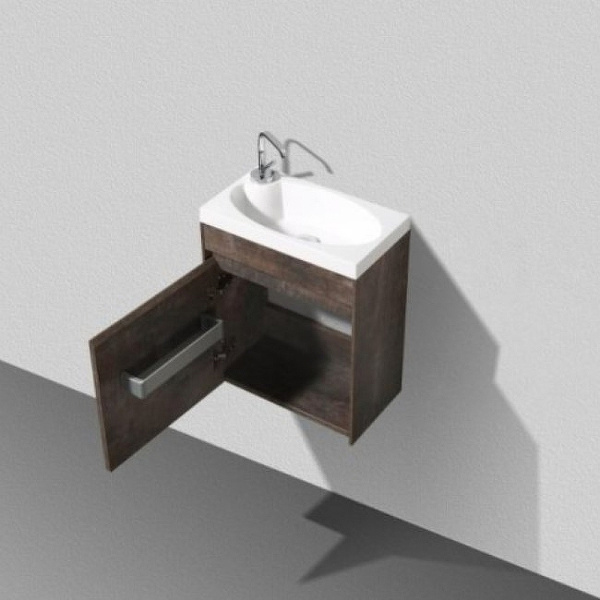 База под раковину подвесная BelBagno PIETRA MINI-460-1A-SO-PT-L Stone