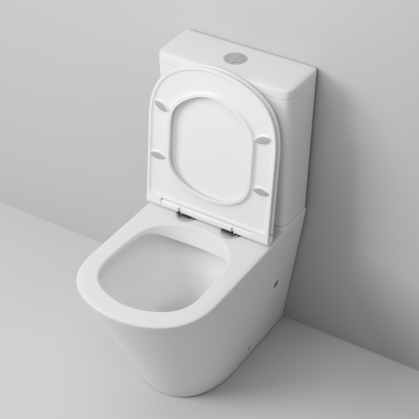 Унитаз напольный безободковый Grossman  GR-4450MS с сиденьем микролифт