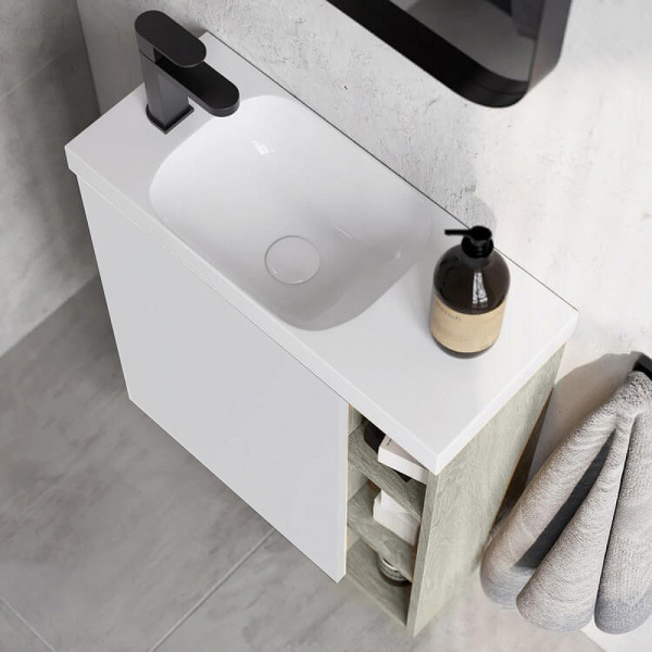 Корпус тумбы Aqwella Alba 60 L ALB0106LLS