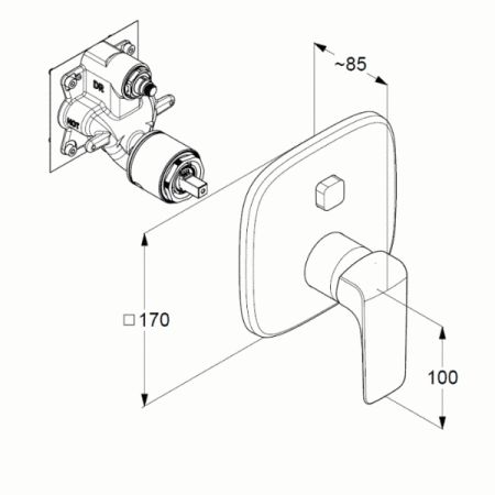 Душевой комплект Kludi Ameo 416720575