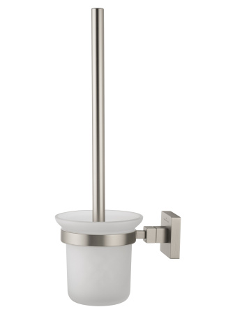 Туалетный ершик в комплекте WONZON & WOGHAND POLO, брашированный никель WW-8919-BN