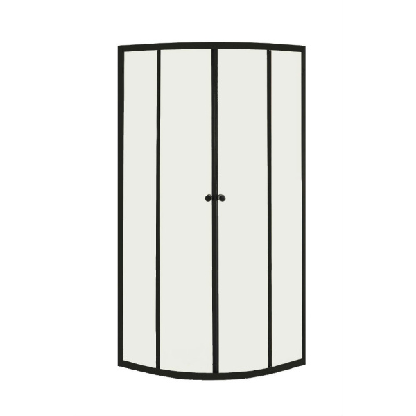 Душевой уголок без поддона (88х88) Orange E01-090TB/G матовый черый