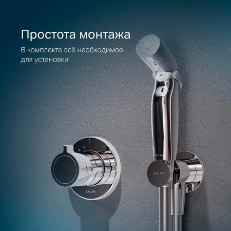 Гигиенический набор со смесителем Am.Pm X-Joy F0H85A400