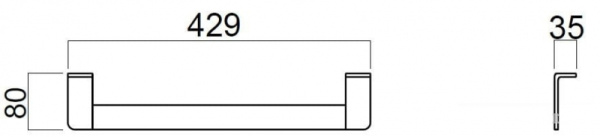 Полотенцедержатель Cielo OPERA OPPSLL