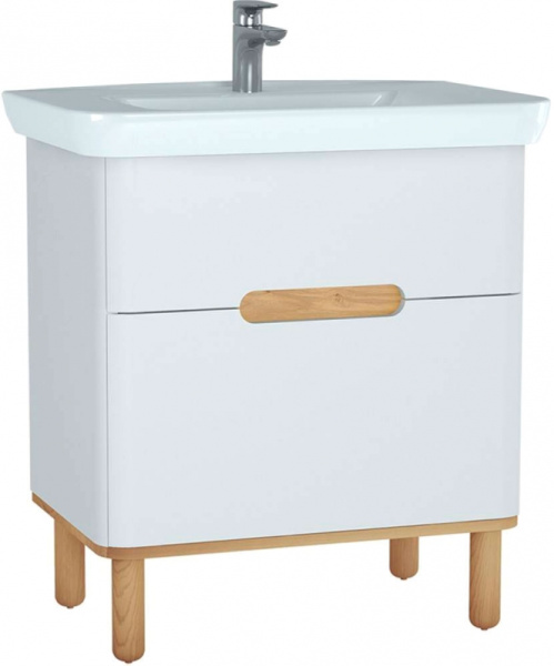 Тумба с раковиной Vitra Sento 80 см, 60824