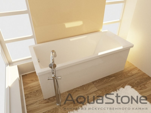 Ванна из искусственного камня на ножках (180х80) Aqua Stone ARMADA180 Ванна из искусственного камня на ножках (180х80) Aqua Stone ARMADA180