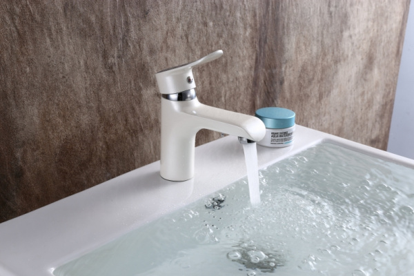 Смеситель для умывальника Hansen (белый) H10003-F