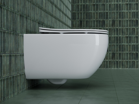 Подвесной унитаз Ceramica Nova Long Rimless CN3015