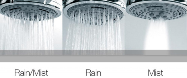 Ручной душ Bossini Duetto Neb, хром 3 режима B00152.030