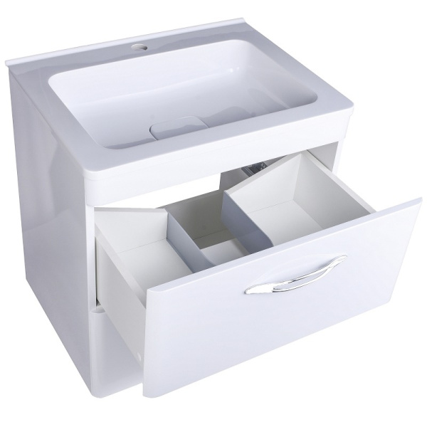 Тумба под раковину подвесная Style Line Каре СС-00002269 белый