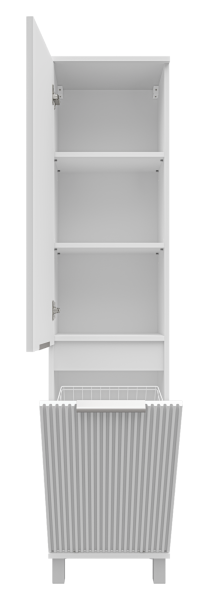 Пенал с бельевой корзиной Brevita Enfida 40 ENF-05040-010БкL