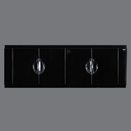 Экран под ванну Misty Жасмин L=1500 черная эмаль