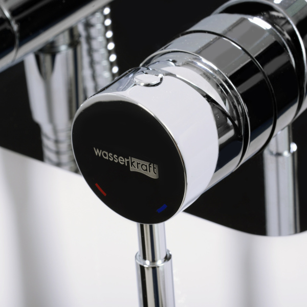 Встраиваемый смеситель для душа с гигиенической лейкой WasserKRAFT Main 4138