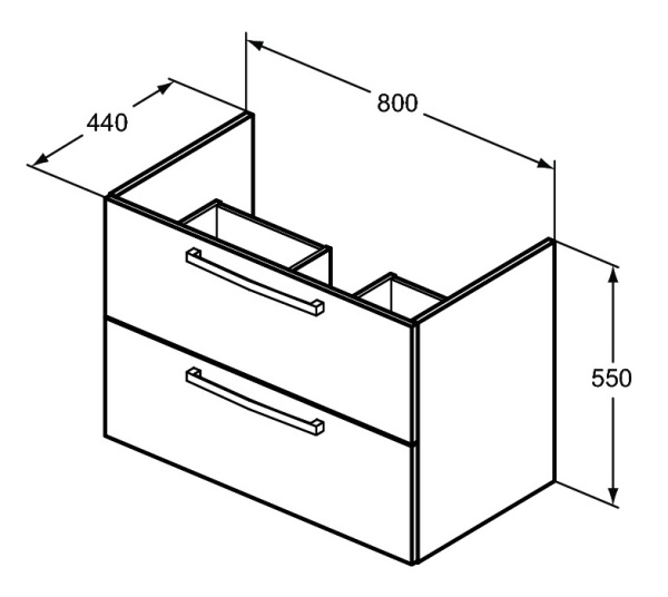 Тумба под раковину Ideal Standard Tempo 80 E0573TI