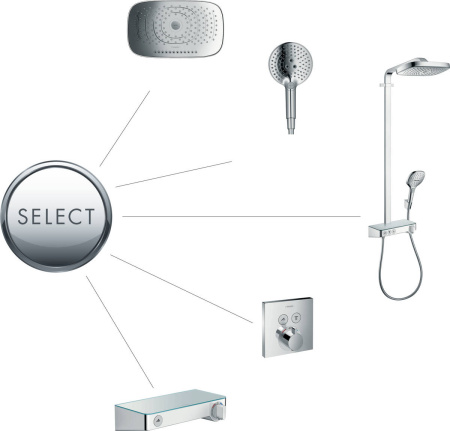 Термостат для душа HANSGROHE SHOWERSELECT 15763670