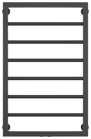 Полотенцесушитель Водяной Сунержа Канцлер (80х50) Темный Титан Муар 15-0254-8050