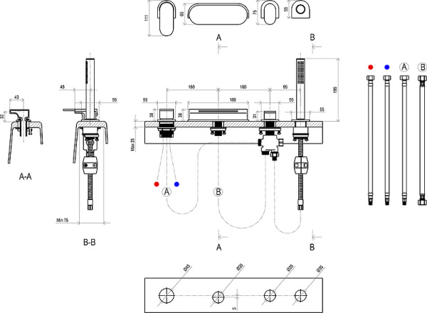 Смеситель на борт ванны Ravak Chrome CR 025.00 X070073