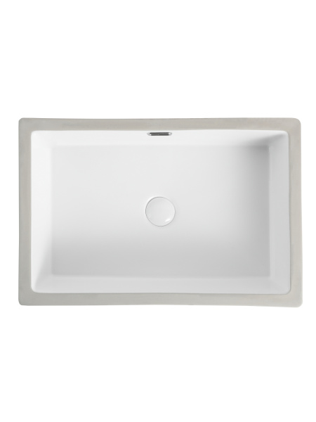 Раковина встраиваемая снизу (60х40) Agger ASB01600 белый глянец