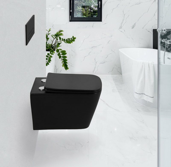 Унитаз подвесной безободковый BelBagno ARDENTE-C BB3202CHR-MB