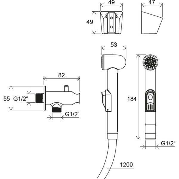 Гигиенический набор Ravak BM 040.00 X070077