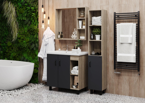 Тумба под раковину напольная Onika Тимбер 80 108046