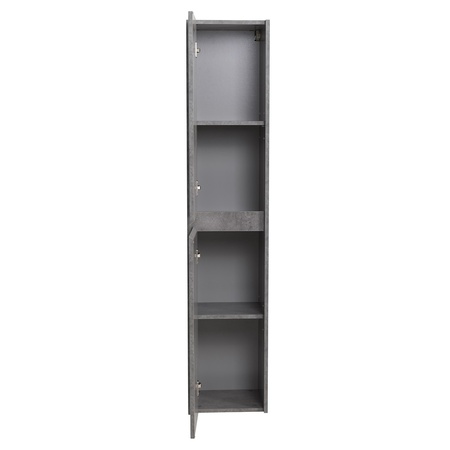 Пенал BelBagno KRAFT-1600-2A-SC-CG-L Cemento Grigio