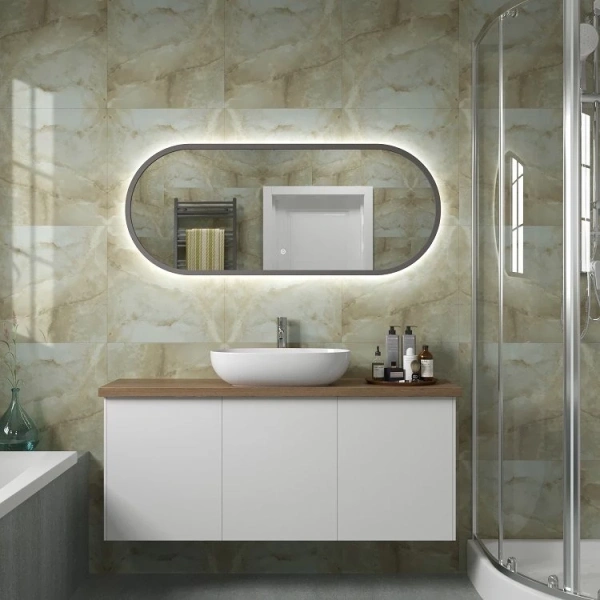 Зеркало с подсветкой Art&Max Bari AM-Bar-500-1200-DS-F