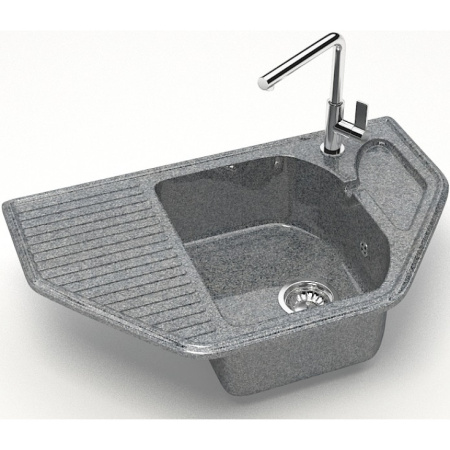 Кухонная мойка Marrbaxx Рики Z22 Z022Q008 темно-серый