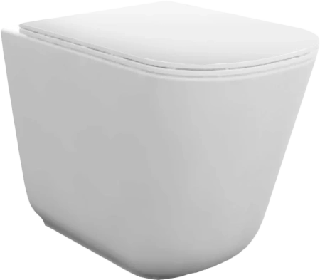 Унитаз напольный приставной безободковый Kerasan Tribeca 511801 без сиденья