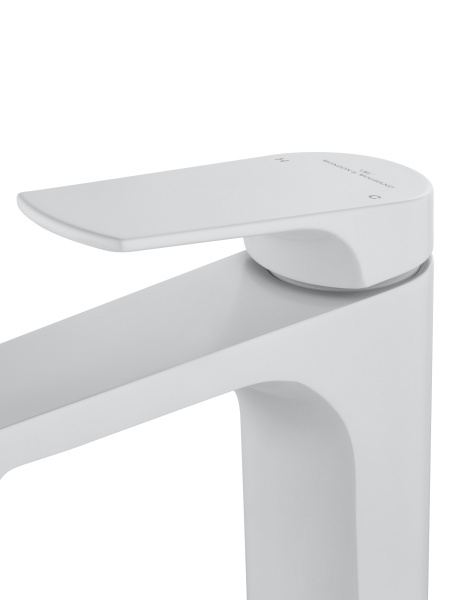 Смеситель для раковины WONZON & WOGHAND, белый матовый WW-A40492-MW