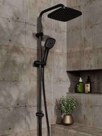 Душевая стойка Orange O-Shower OW04b черный матовый