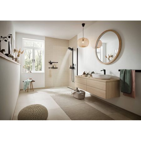 Душевая система Hansgrohe Pulsify Showerpipe 260 2jet 24240670, черный матовый