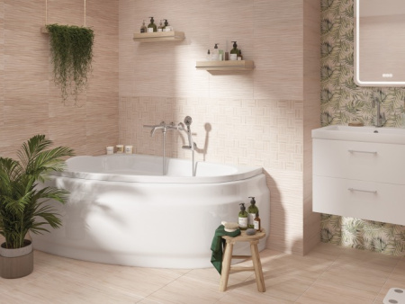 Ваннаакриловая асимметричная Cersanit JOANNA 140х90 правая 63335