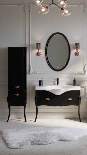 Тумба под раковину Clarberg Borgia 115 BOR0111BLK