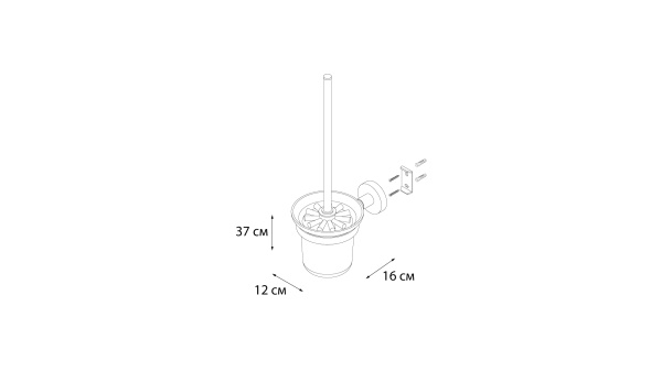 Ерш для туалета FIXSEN Modern FX-51513