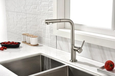 Смеситель для кухни Paulmark Neo Ne214419-NI
