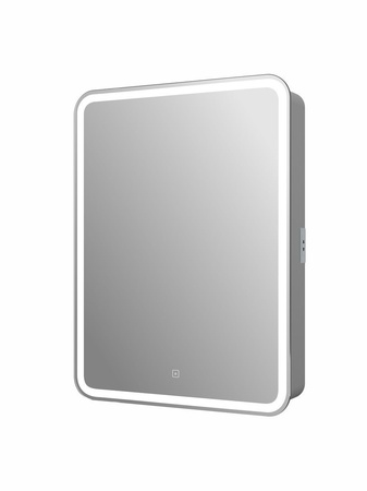 Зеркало-шкаф с подсветкой Art&Max PLATINO AM-Pla-550-800-1D-L-DS-F