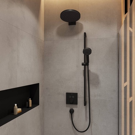  Верхний душ Hansgrohe Pulsify 260 1jet EcoSmart 24141670 черный матовый