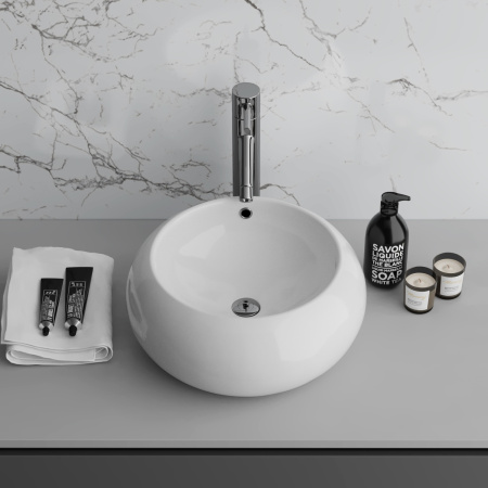 Раковина накладная (42х42) Grossman  GR-3010, белый