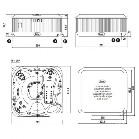 Мини бассейн Jacuzzi Spa 944514485