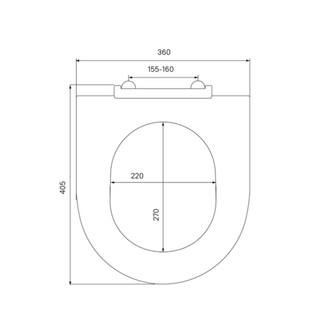 Сиденье для унитаза IDDIS (ID 01 138.1)