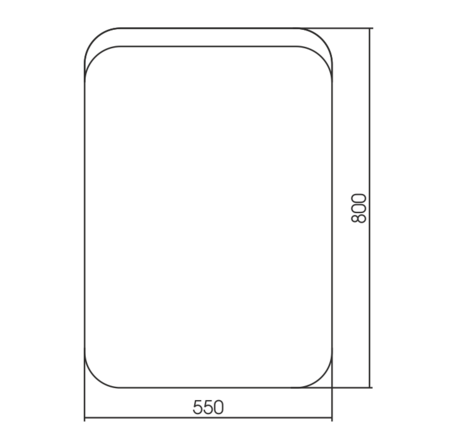 Зеркало (55х80) Silver Mirrors   Тенор ФР-00002402