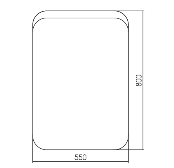 Зеркало (55х80) Silver Mirrors   Тенор ФР-00002402