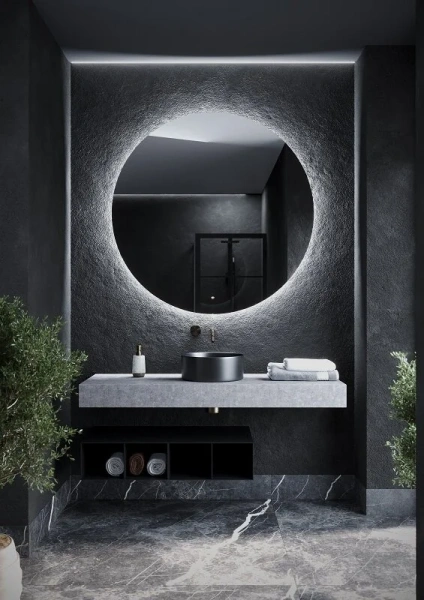 Зеркало с подсветкой  Sancos  Sfera (120х120) SF1200